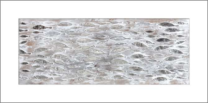 Картины, фото с паспарту The pattern of the fish