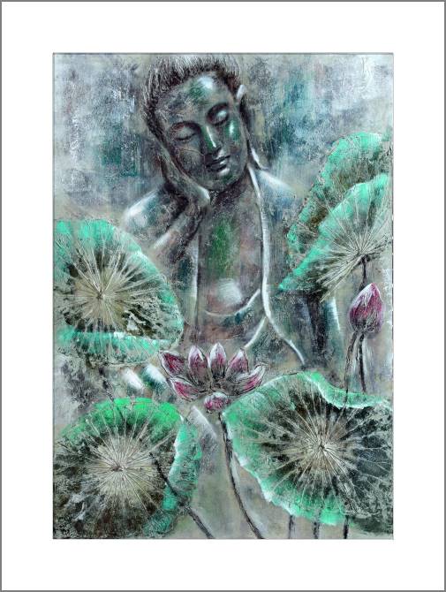 Купить и печать на заказ Картины, фото с паспарту Умиротворение