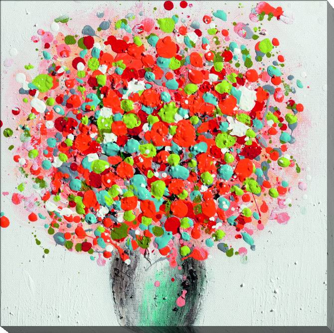 Картины на холсте Paint bouquet