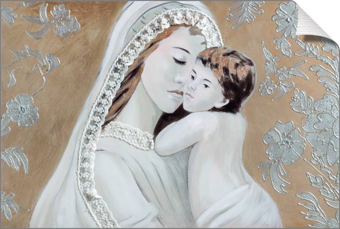 Купить и печать на заказ Картины на холсте Мама с ребенком