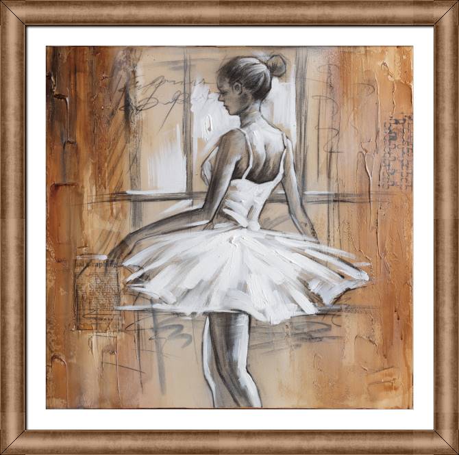 Картины в рамке, багете Ballerina by the window