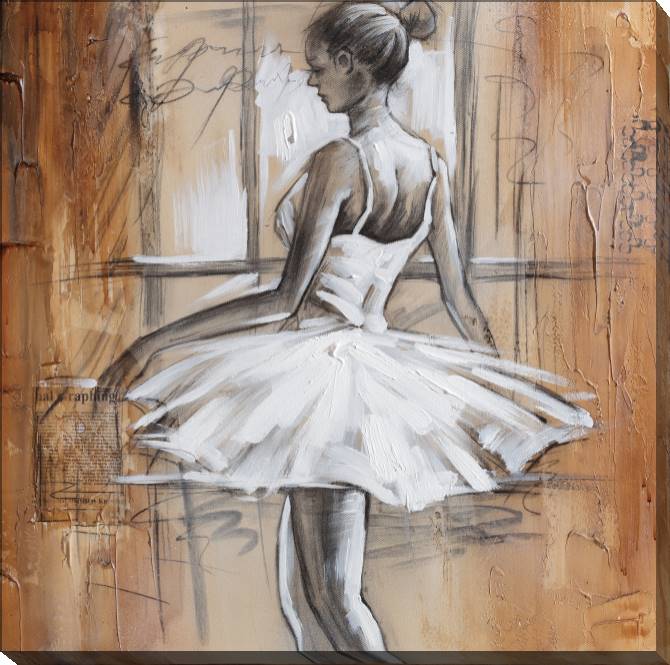Картины на холсте Ballerina by the window