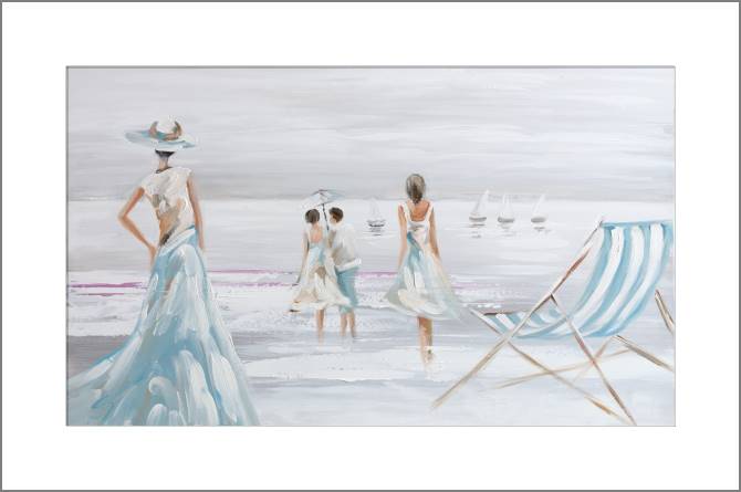 Картины, фото с паспарту Waiting by the sea