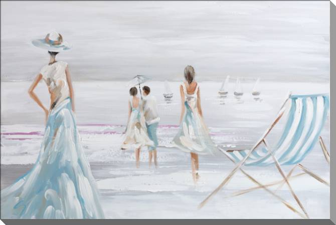 Paintings on canvas Waiting by the sea