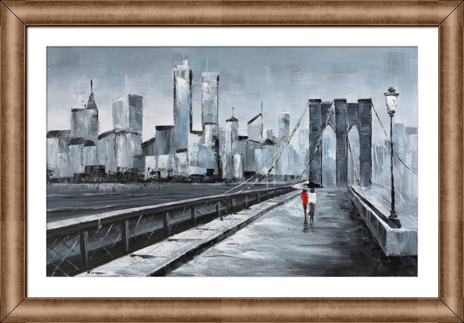 Картины в рамке, багете Walk over the bridge