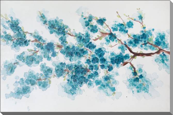 Paintings on canvas Blue Sakura