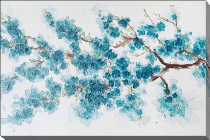 Paintings on canvas Blue Sakura