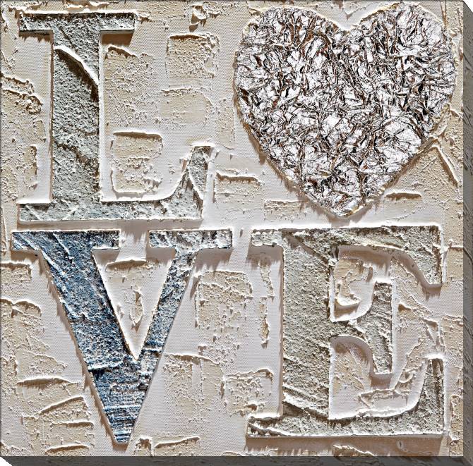 Купить и печать на заказ Картины на холсте Love