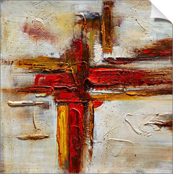 Paintings on canvas Red illusion 2