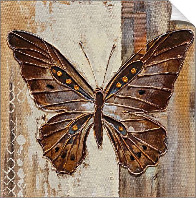 Картины на холсте Butterfly bronze