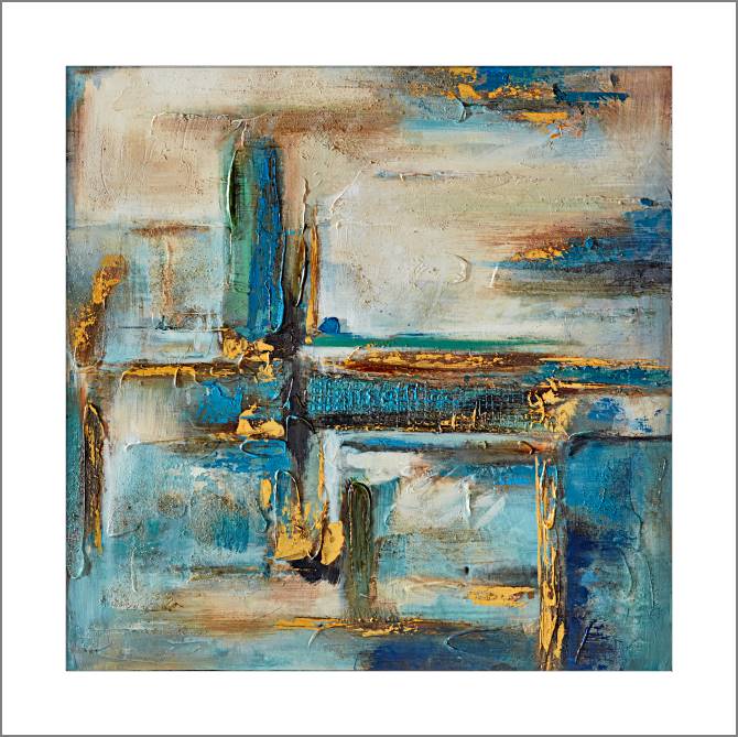 Купить и печать на заказ Картины, фото с паспарту Голубая иллюзия