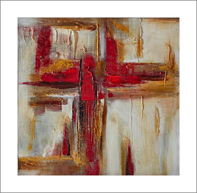 Купить и печать на заказ Картины, фото с паспарту Красная иллюзия