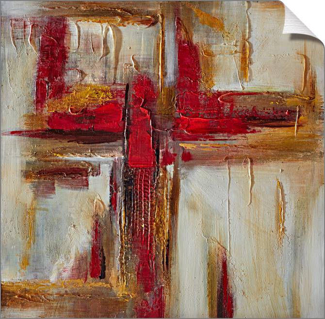 Картины на холсте Red illusion