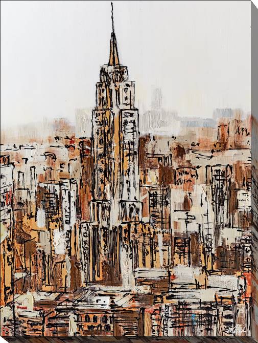 Paintings on canvas New York from heights