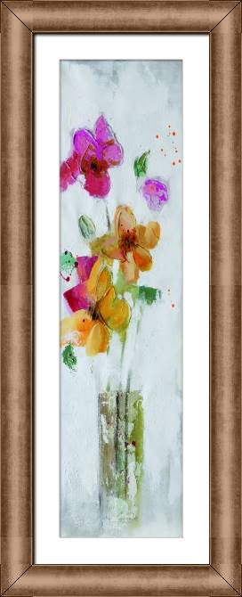 Картины в рамке, багете Painted flowers