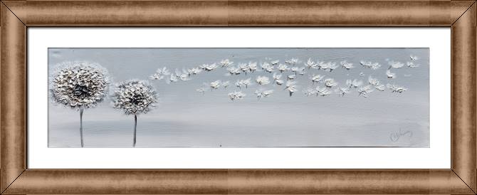 Картины в рамке, багете Flight of the dandelions