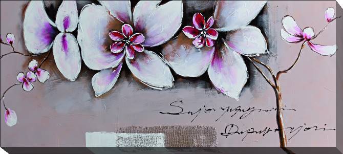 Paintings on canvas Blooming branch