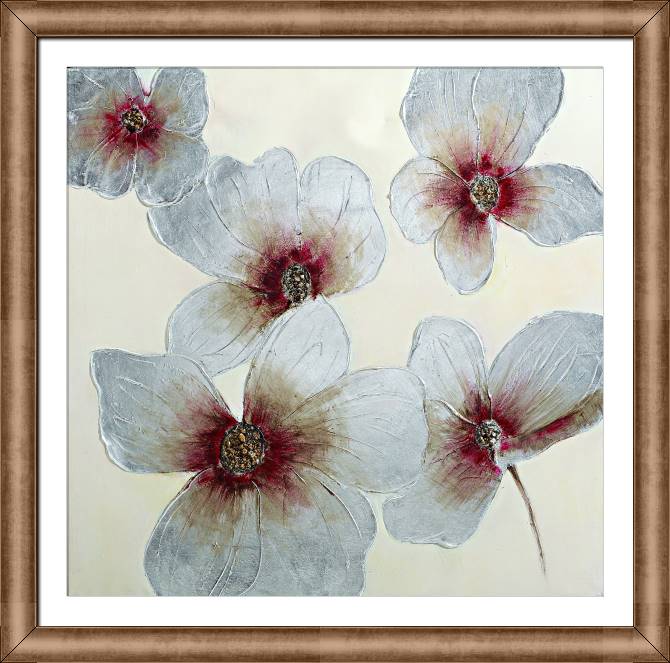 Картины в рамке, багете Delicate flowers