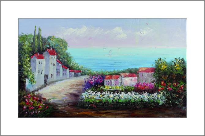 Купить и печать на заказ Картины, фото с паспарту Морской уют