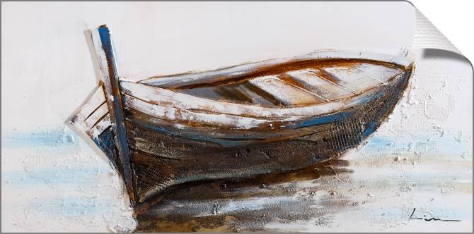 Купить и печать на заказ Картины на холсте Лодка