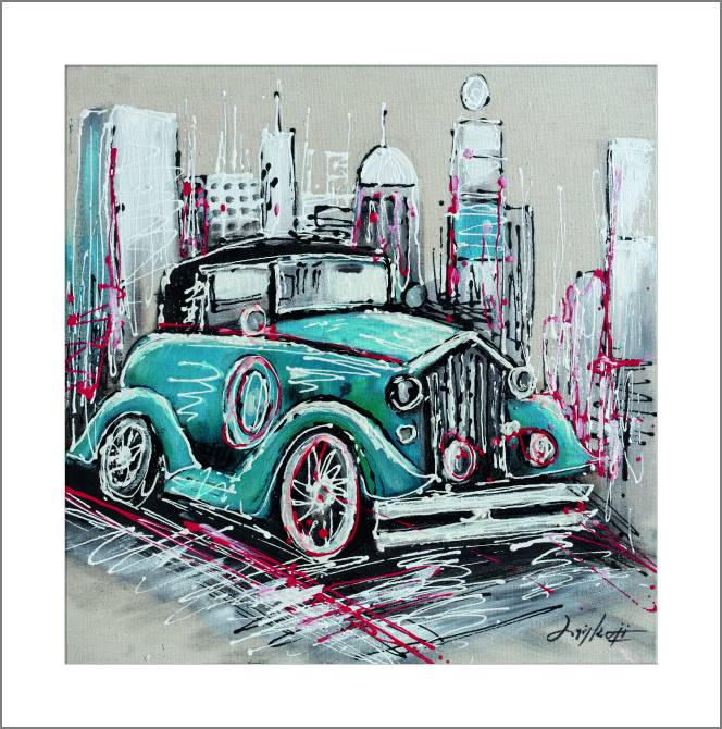 Paintings, photos from Passepartout Auto blue