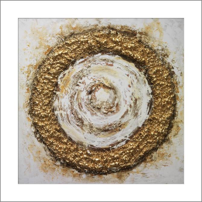 Купить и печать на заказ Картины, фото с паспарту Золотая лепнина