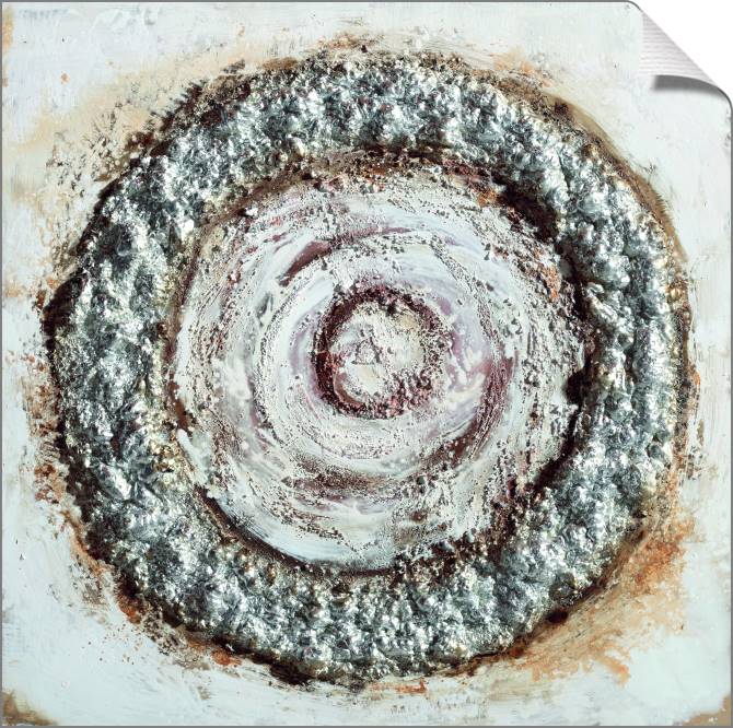 Картины на холсте Silver stucco