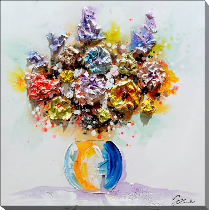 Paintings on canvas Bright bouquet