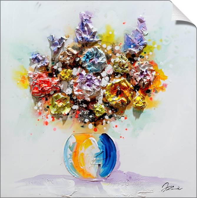 Купить и печать на заказ Картины на холсте Яркий букет