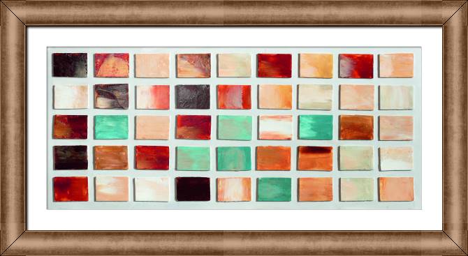 Картины в рамке, багете Colorful tiles 2
