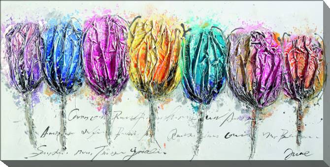 Paintings on canvas Drawn 2 buds