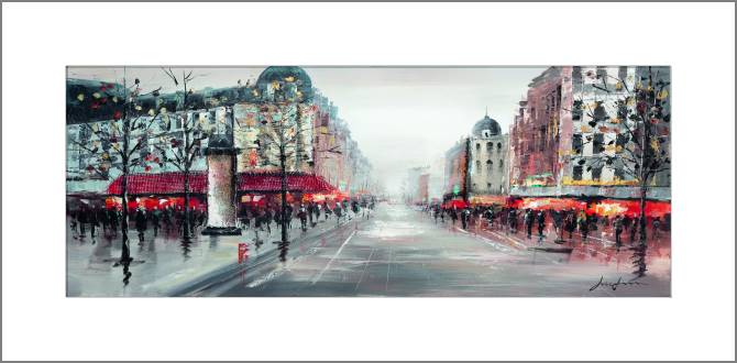 Купить и печать на заказ Картины, фото с паспарту Проспект