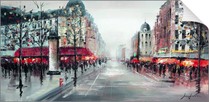 Купить и печать на заказ Картины на холсте Проспект