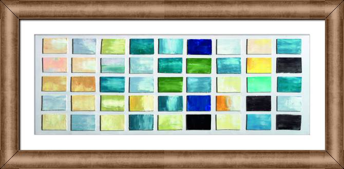 Картины в рамке, багете Colorful tiles