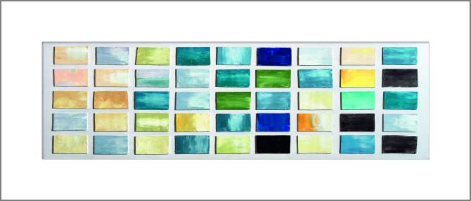 Картины, фото с паспарту Colorful tiles