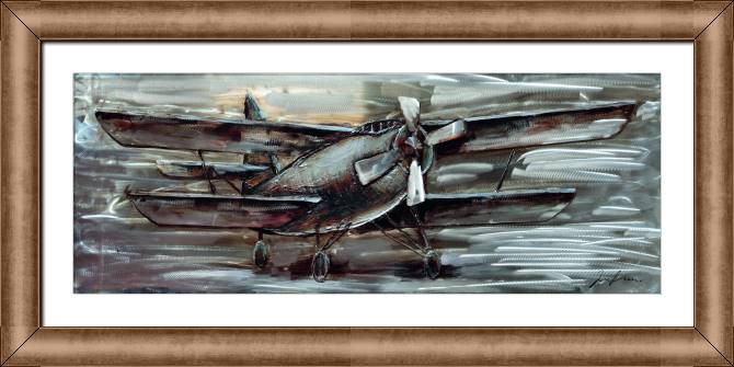Картины в рамке, багете The plane