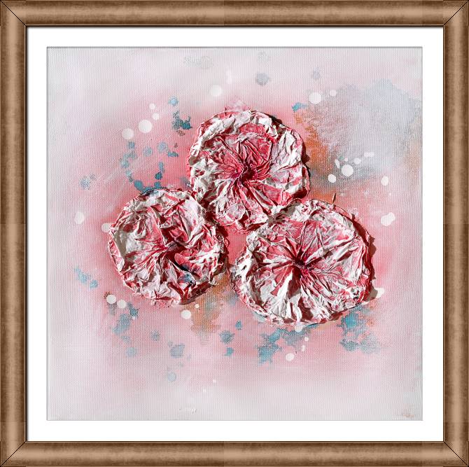 Картины в рамке, багете Stucco pink