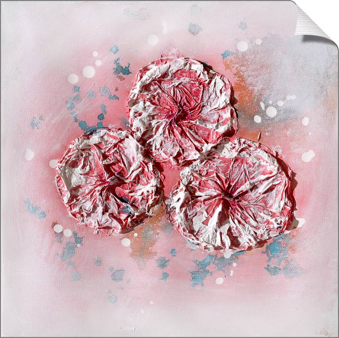 Paintings on canvas Stucco pink