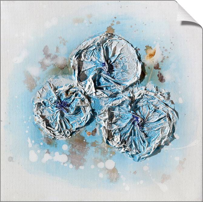 Картины на холсте Stucco blue