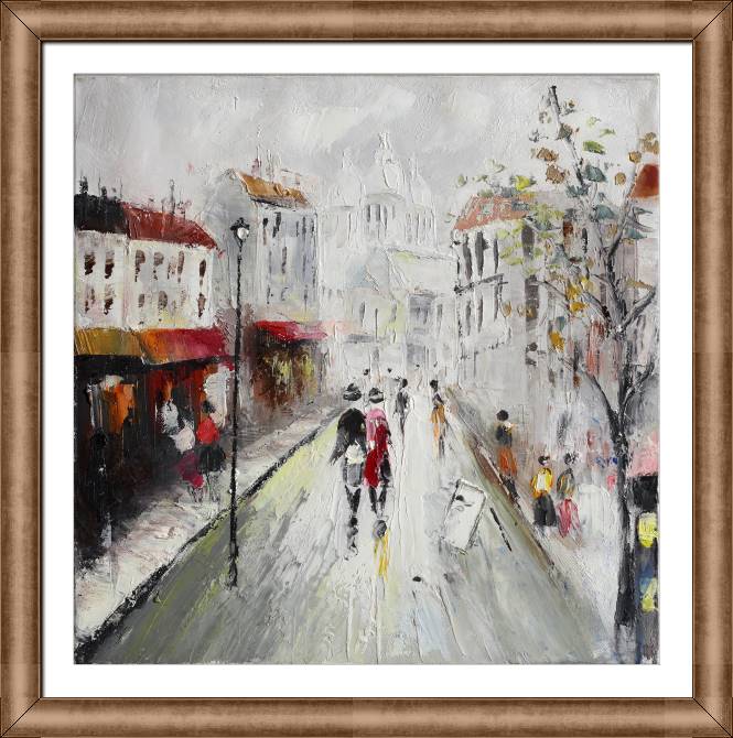 Картины в рамке, багете Walking around the city
