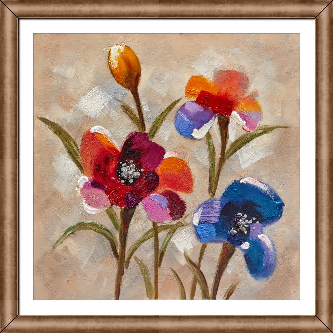 Картины в рамке, багете Irises
