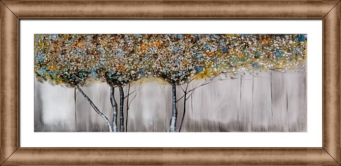 Картины в рамке, багете Trees panorama