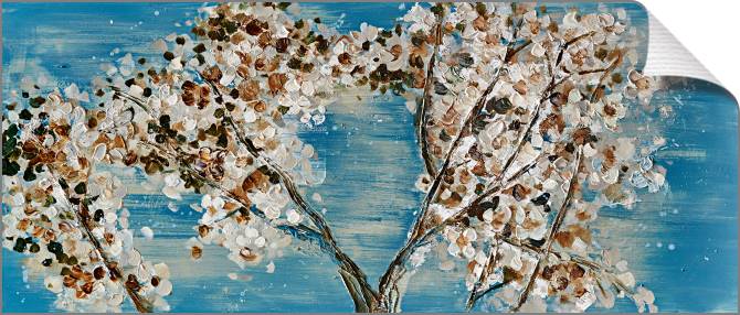 Paintings on canvas Sky background