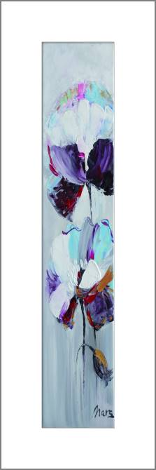 Купить и печать на заказ Картины, фото с паспарту Разноцветные лепестки