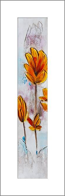 Купить и печать на заказ Картины, фото с паспарту Оранжевые цветы