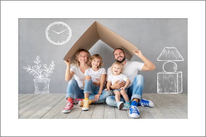 Paintings, photos from Passepartout Family happiness