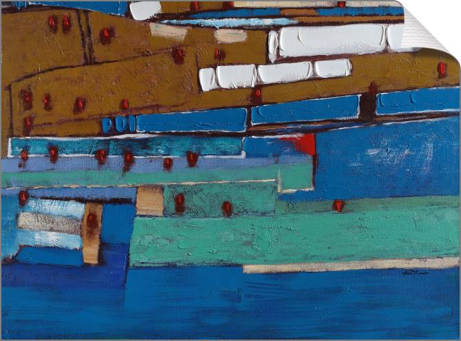 Купить и печать на заказ Картины на холсте Абстрактные полосы