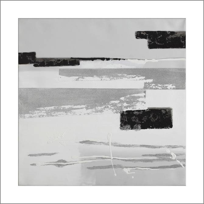 Картины, фото с паспарту Monochrome abstraction