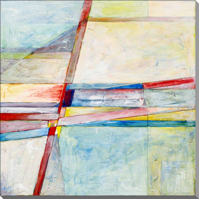 Paintings on canvas Colored lines