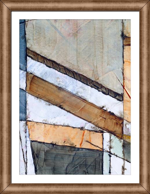 Framed and baguette paintings Parallel lines